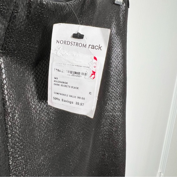 Blank NYC Black Faux Leather Textured Leggings Size 29 NWT - Picture 6 of 7